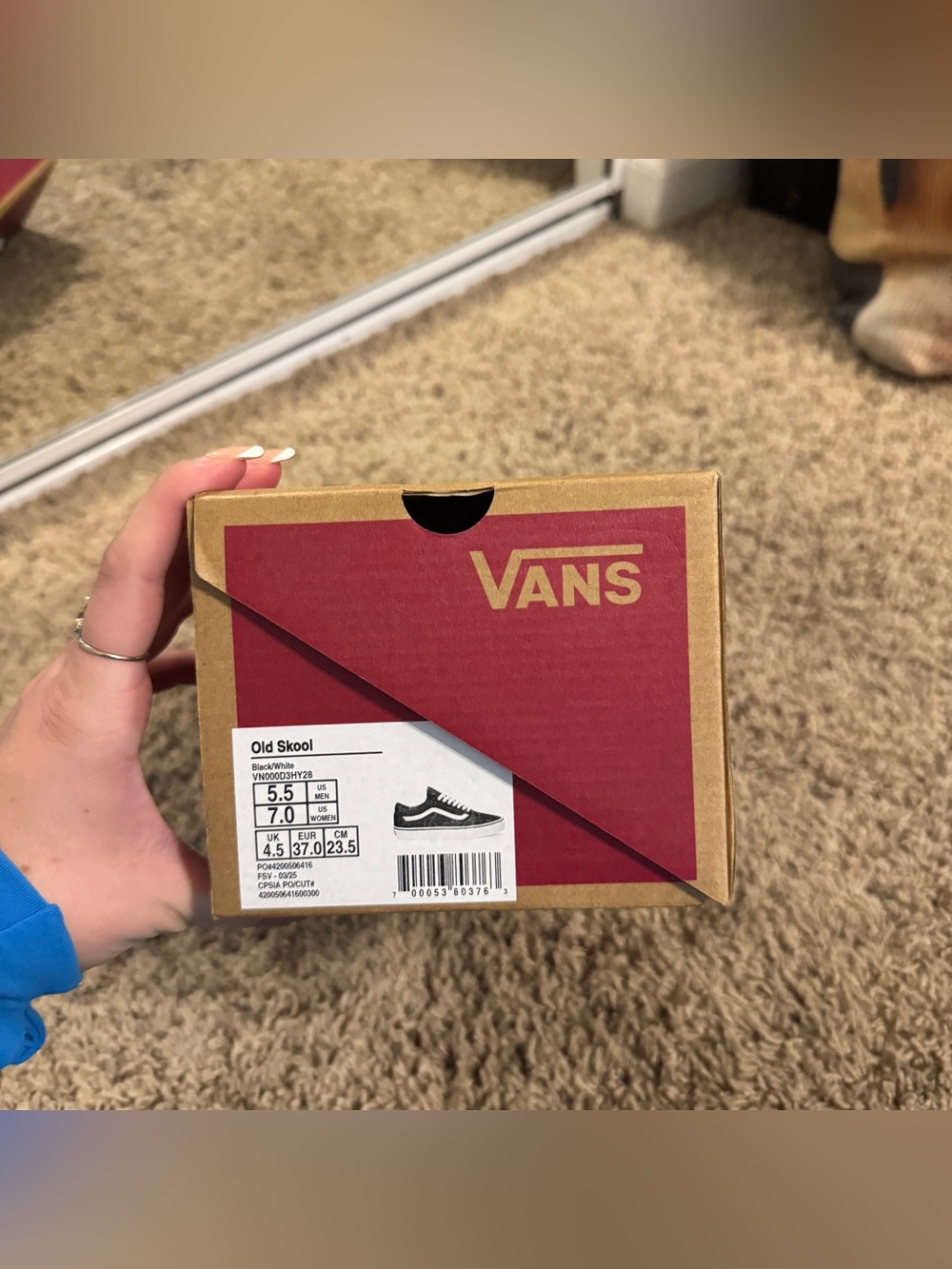 Black & White Old Skool Vans - Picture 3 of 10